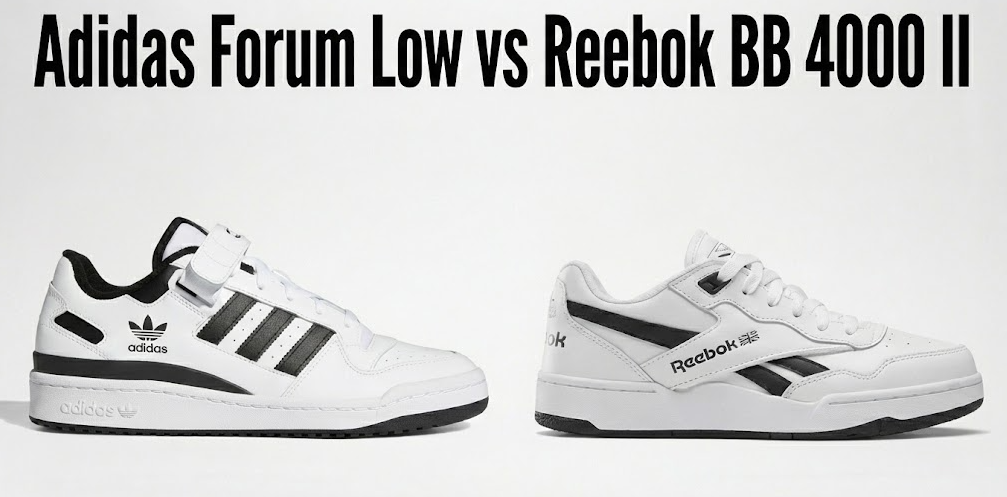 80s court retro: Adidas Forum Low vs Reebok BB 4000 II – which is more versatile?